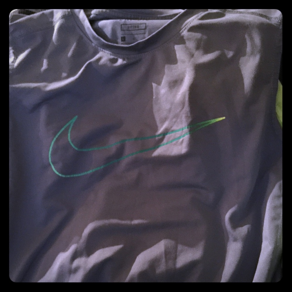 3 sleeveless shirts 2 M cotton & 1 L Nike